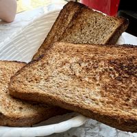 toast  at VeganE & Saint Vegan in South West London