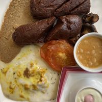 british breakfast  at VeganE & Saint Vegan in South West London