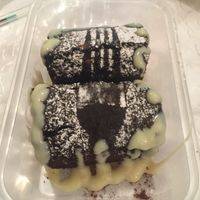 Wow, Heavenly Divine Amazing Homemade Hazelnut Brownie  at VeganE & Saint Vegan in South West London