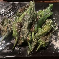 grilled mini peppers  at Die Bar Cantona in Aachen