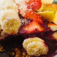 My amazing acai bowl!  at Mukka Coffee in Mallorca