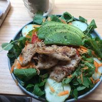 Summer Chicken salad at Mukka Coffee in Mallorca