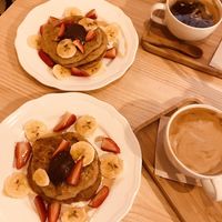 American pancakes at Mukka Coffee in Mallorca