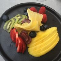 Seasonel fruit plate. at Incomum in Sintra