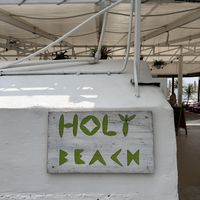   at Holy Beach in Cogoleto