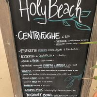 Drinks   at Holy Beach in Cogoleto