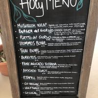 Menu   at Holy Beach in Cogoleto