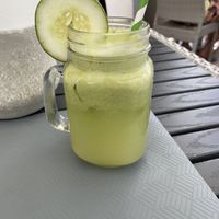 Green juice at Abigail's Cafe in Lagos