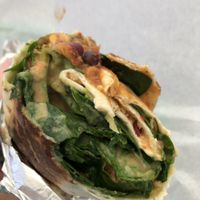 Vegetarian burrito at Abigail's Cafe in Lagos
