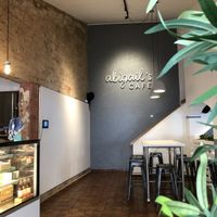 Inside the cafe at Abigail's Cafe in Lagos