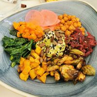 Buddha bowl at Abigail's Cafe in Lagos