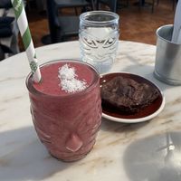Smoothie y brownie.   at Abigail's Cafe in Lagos