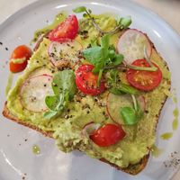 Avo toast at Abigail's Cafe in Lagos