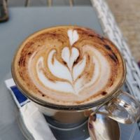 Cappuccino at Abigail's Cafe in Lagos