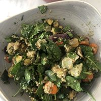 Quinoa and greens  at Abigail's Cafe in Lagos
