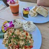 Tofu scramble at Barefoot Beach Cafe in Honolulu