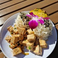 Tofu at Barefoot Beach Cafe in Honolulu