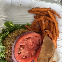Burger  at Barefoot Beach Cafe in Honolulu