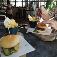 Their vegan burger and fries cost over £14.00. at The Botanist in Cheltenham