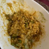 Arroz serrano latino (sorry, I dived in before I took the pic! 😂) at Masero in Huelva