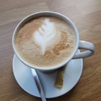 Oat and soya milk options at Cafaidh Blasta in Islay