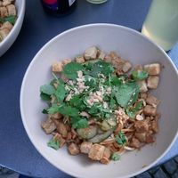 Erdnuss-Nudeln at Esskultur - Hummus Bar in Passau