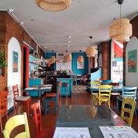 Interior at Café Gandhi in Geneva