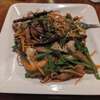 House Special Pan Fried Noodle at Veggie Heaven in Denville