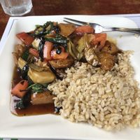 Artichoke “chicken"  at Veggie Heaven in Denville