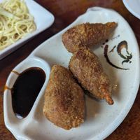 These drumsticks! They were smoked and marinated before being fried. Absolutely loved them at Veggie Heaven in Denville