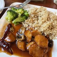 General Tso’s chik’n   at Veggie Heaven in Denville