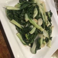 Sautéed baby bokchoy with fresh garlic and ginger   at Veggie Heaven in Denville
