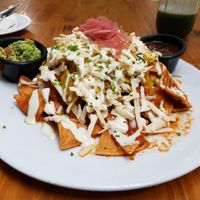 Chilaquiles at The Pitted Date in Tulum