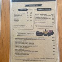 Menu  at The Pitted Date in Tulum