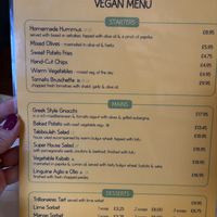 Vegan menu available as of September 2025  at Fern Cottage in Pitlochry
