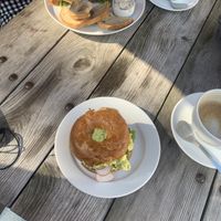 vegan breakfast at Iluzjon Café Bar in Warsaw