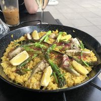 Paella  at Iluzjon Café Bar in Warsaw