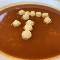 Tomato soup   at Iluzjon Café Bar in Warsaw