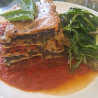 Lasagne (lunch) at Iluzjon Café Bar in Warsaw