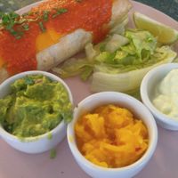 Mexican dish (lunch) at Iluzjon Café Bar in Warsaw