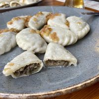 Lentil pierogis. 24 zł at Gospoda pod Żubrem in Bialowieza