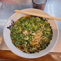 Vegan ramen at Menbaka Fire Ramen めん馬鹿 in Kyoto