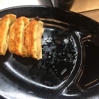 Vegan gyoza at Menbaka Fire Ramen めん馬鹿 in Kyoto
