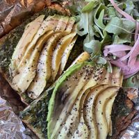 Avo toast at The Black Bear - temporarily closed in Denali