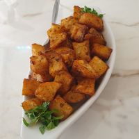 Spicy potato’s   at Cleopatra in Limassol