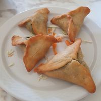 Spinach pies  at Cleopatra in Limassol