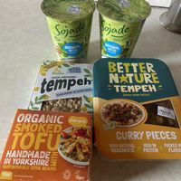 French soy yog!!!  at Easter Greens in Edinburgh