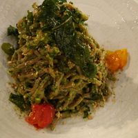 Whole Grain Tanguine with Kale Pesto. Vegan. CZK 265 at Spojka Karlin in Prague