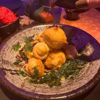 tofu tamarind balls  at Tattu in Birmingham