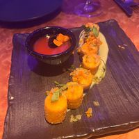 chilli crusted tofu   at Tattu in Birmingham